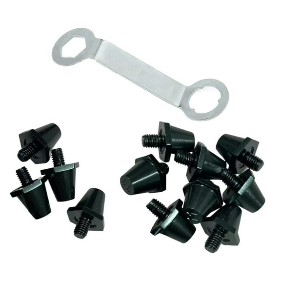 Miulika 12x Football Boot Spikes Firm Ground M5 Threaded Turf Track Shoe Accessories