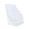 thumbnail image 1 of Miulika Acrylic Brochure Holder Brochure Display Stand Gifts Document Paper Literature Holder s Holder for Pamphlets Reception A6 3 Tier, 1 of 9
