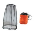 thumbnail image 1 of Miulika Bee Face Mesh Cover with Storage Bag, Heavy Duty Gnat Face Netting, Fly Screen Protection for Outdoor Activity Black A, 1 of 8