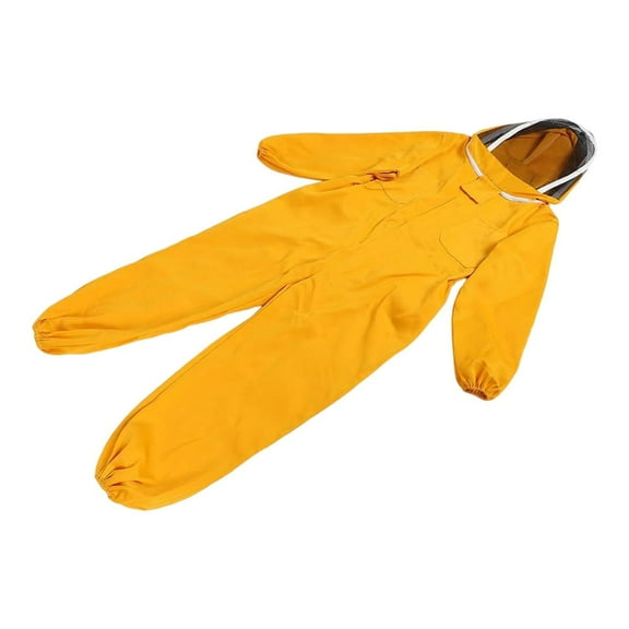 Miulika Beekeeping Suit Bee Suit Stingproof Clothing Comfortable Costume with Ventilated Hood Beekeeper Suit for Beginner Bee Keepers XL