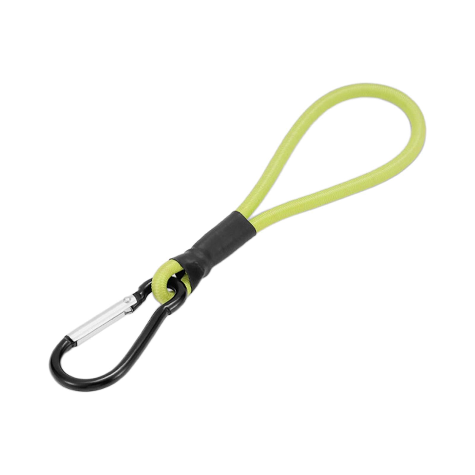 Miulika Bungee Cord with Carabiner Bungee Strap Heavy Duty Durable Outdoor Elastic Rope Mini