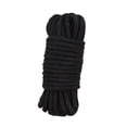 thumbnail image 1 of Miulika Camping Clothesline Laundry Drying Line Paracord Multipurpose Braided Cotton Rope Washing Line Indoor for Boating RV Bathroom 10m Black, 1 of 9
