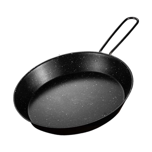 Miulika Camping Fry Pan Outdoor Skillet Stainless Steel Frying Pan with Folding Handle Lightweight Cooking Pan Foldable Griddle Suitable for Camping Hiking Ba 16 cm Diameter