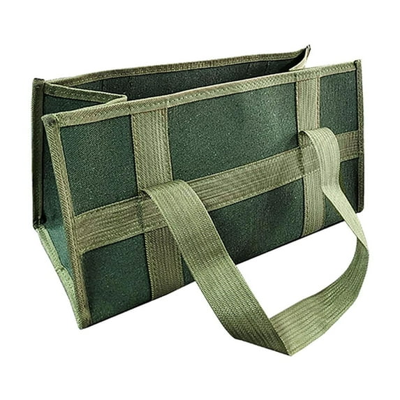 Miulika Canvas Tote Bag Organizer Pouch with Handle Handbag Case Open Top Tool Bag Storage Pocket for Screwdriver Repair Tools Wrench , 43cmx21cmx21cm