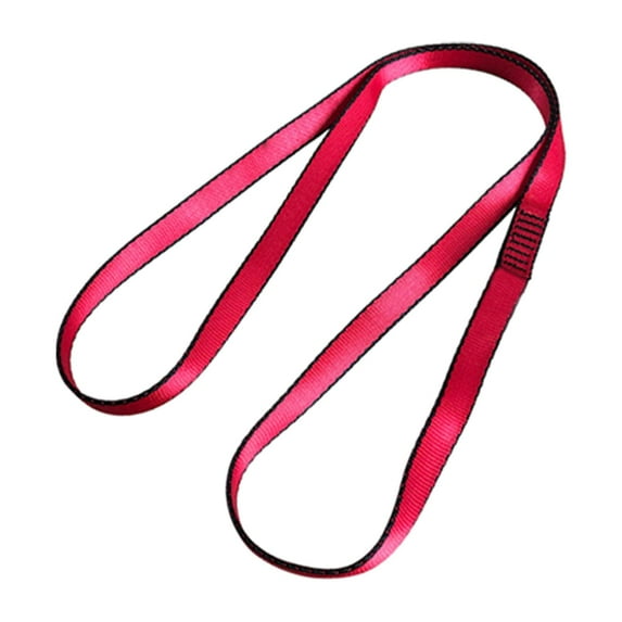 Miulika Climbing Runner 17mm Nylon Belt Climbing Utility Cord Rock Climbing Equipment for Backpacking Swing Arborist Work 220cm