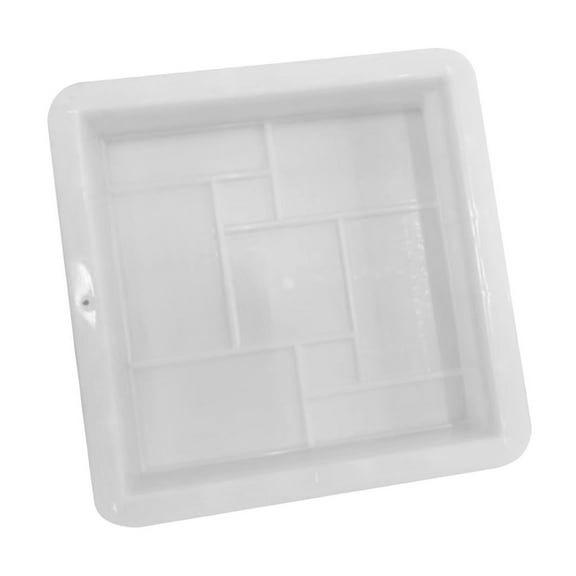 Miulika Concrete Brick Model Form Square DIY Garden Pavement Model Floor Tile Stepping Stone Paver for Courtyard Patio Sidewalk Decor
