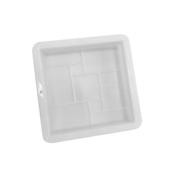 Miulika Concrete Brick Model Form Square DIY Garden Pavement Model Floor Tile Stepping Stone Paver for Courtyard Patio Sidewalk Decor