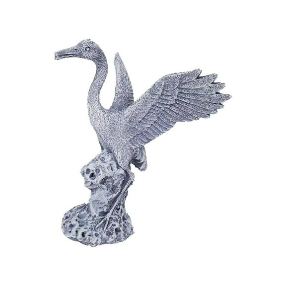 Miulika Crane Garden Statue Bird Sculpture Craft Yard Art Ornaments Crane Figurine Decorative for Porch Bedroom Garden Yard Farmhouse