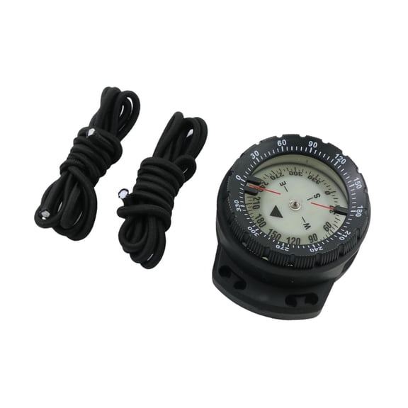 Miulika Dive Compass Wrist Compass Waterproof Tool Compact Portable Kayak Camping Compass for Kayaking Outdoor Sports Black