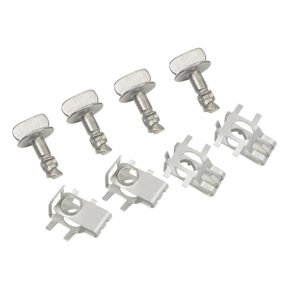 Miulika Engine Cover Retainers Spare Parts Sturdy Car Accessories Fastener Assembly with Screws Nuts Retainers for BB5Z-00817-a