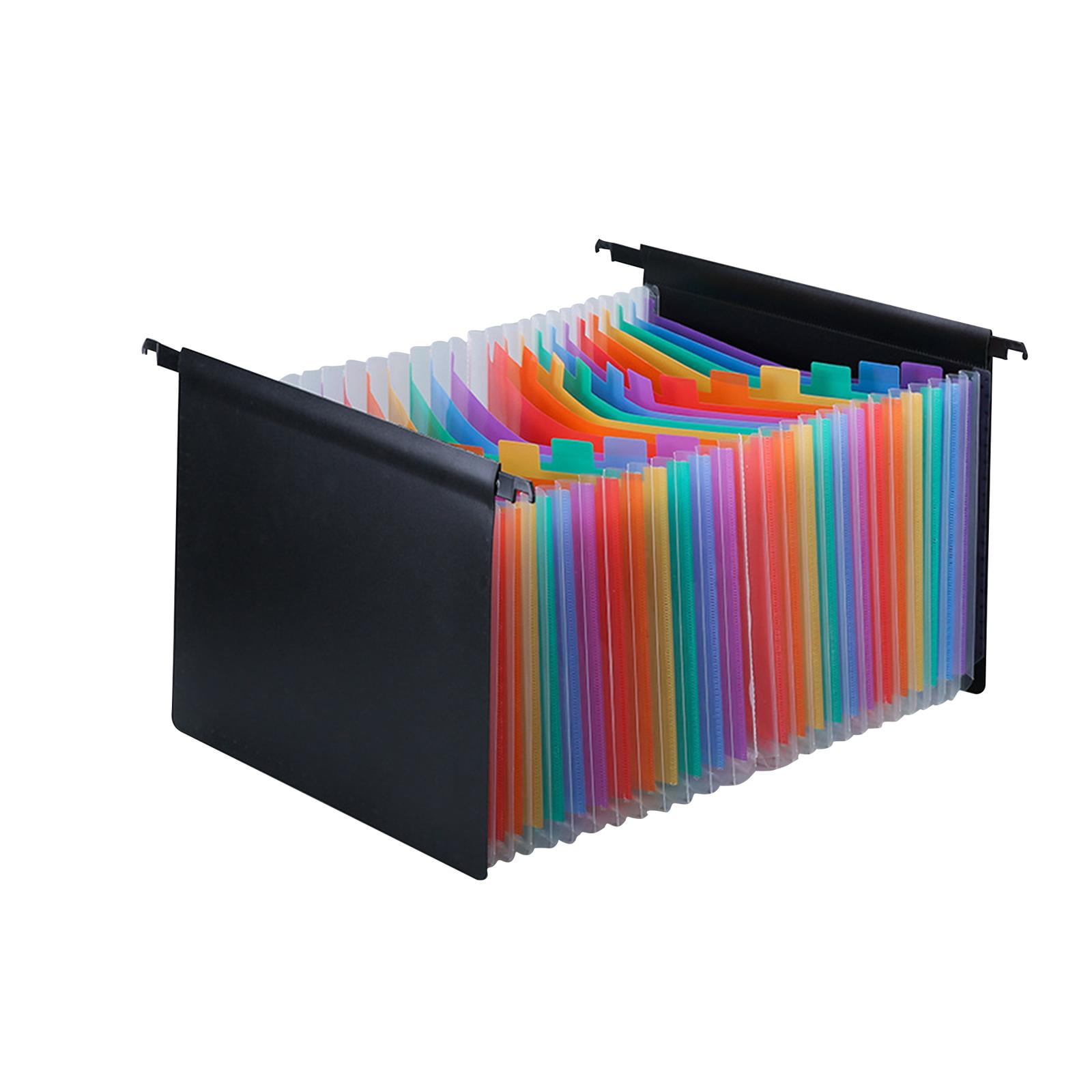 Miulika Expanding Hanging File Folder Accordion File Organizer 25
