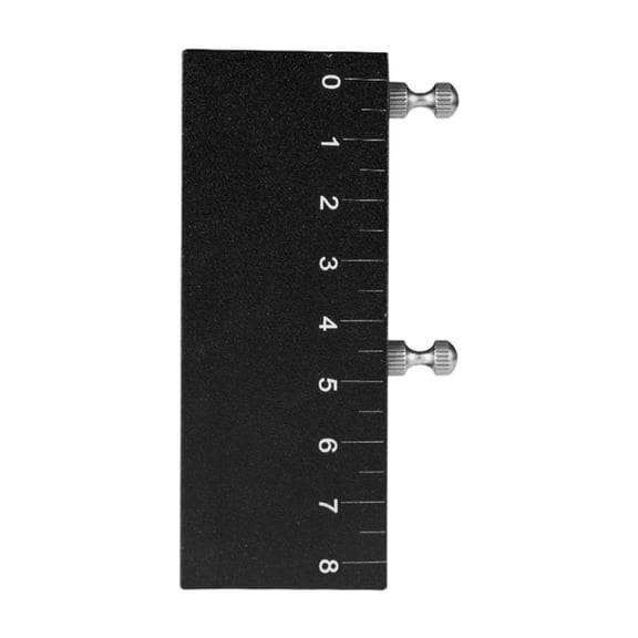 Miulika Fishing Hook Tool Measurement The Lineal Loop Tyer Multifunctionally Adjustable Practical Practical Aluminum Alloy Fishing Hooks Animal Hooks Animal 9cm