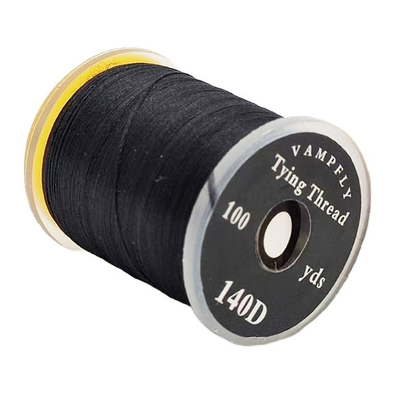 Miulika Fly Tying Thread 140D for Lure DIY Making Tool Strong Multifilament Trout Line Smooth Braided Thread Fly Tying Supplies black