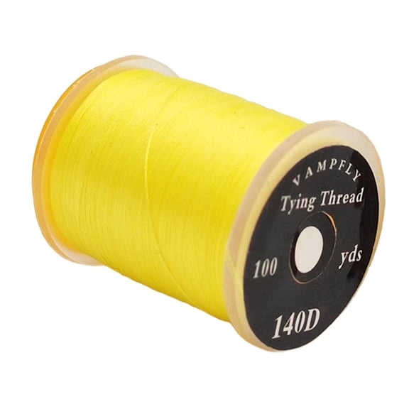 Miulika Fly Tying Thread 140D for Lure DIY Making Tool Strong Multifilament Trout Line Smooth Braided Thread Fly Tying Supplies yellow