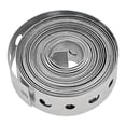thumbnail image 1 of Miulika Galvanized Metal Pipe Strap Flexible Trimming Bendable Sturdy 300cm Versatile Plumbers Pipe Hanger Strapping for DIY Projects 1 roll, 1 of 8