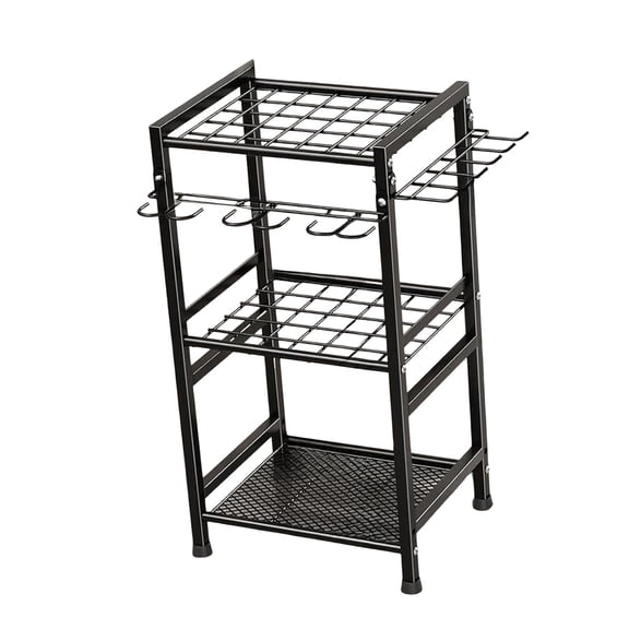 Miulika Garden Tool Organizer Stable Indoor Outdoor 3 Tier for Garage Patios Gardens