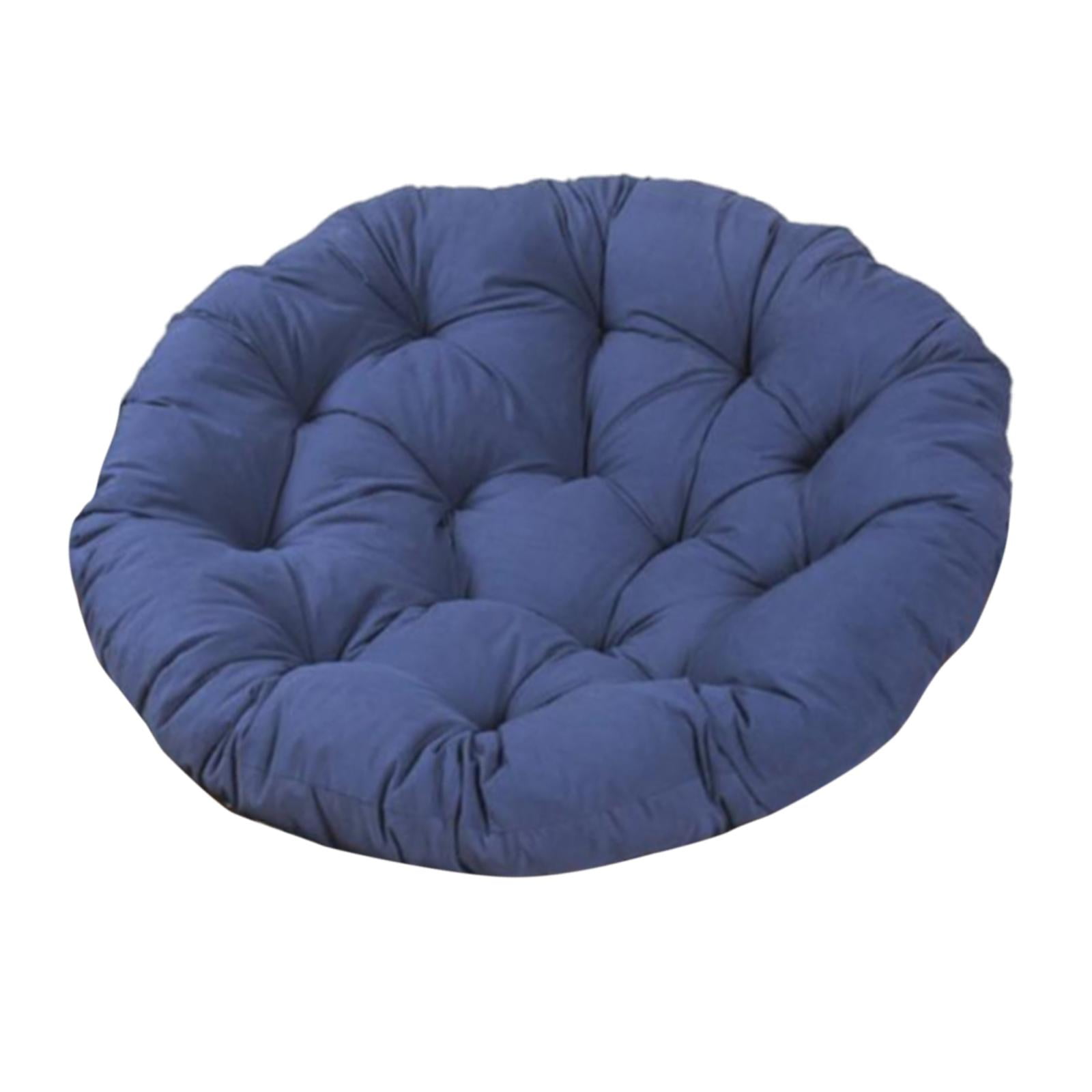 Miulika Hammock Chair Cushion Outdoor Seat Cushion Thick Removable Swing Chair Pad Garden Chair Mat for Patio Porch Household Balcony dark blue