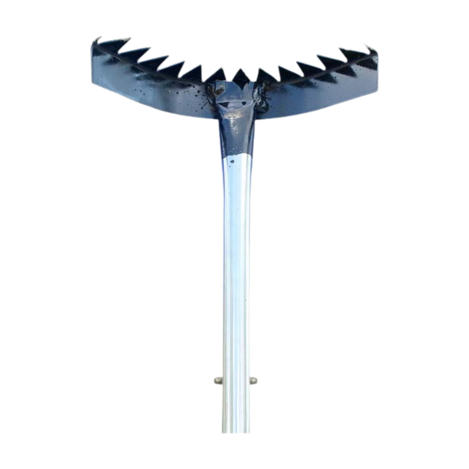 Miulika Manganese Steel Gardening Removal Tool Garden Rake with ...