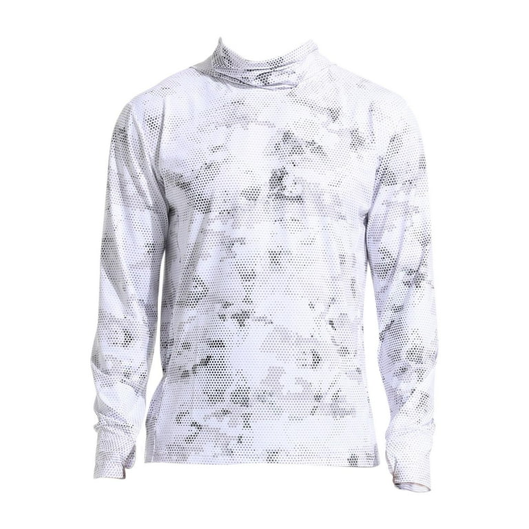 Miulika Men's Sun Protection Hoodie Shirt Cooling Shirt