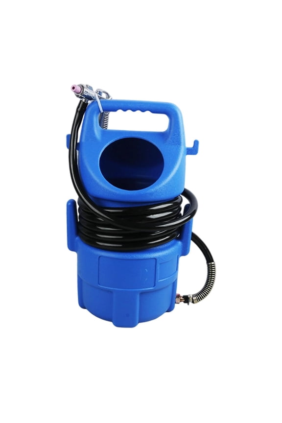 Portable Sand Blasting Kit Sandblasting Kit Sandblasting with 4 Nozzles 4.5M Hose Abrasive Blasting Bucket Versatile Blue