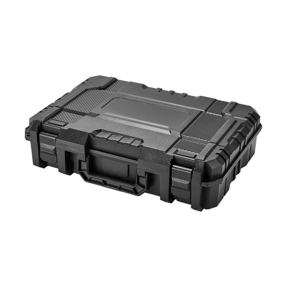 Miulika Portable Tool Box Storage Case Easy to Carry with Handle Large Capacity Organizer Carrying Case for Hardware Home Maintenance 32.8cmx26.4cmx10.3cm