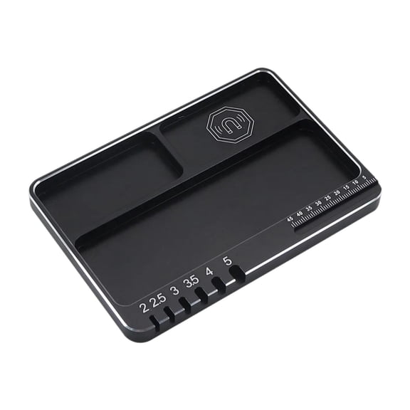 Miulika RC Repair Screw Tray Holder Length Measurement Portable Practical Professional Multifunctional Storage Screw Organizer