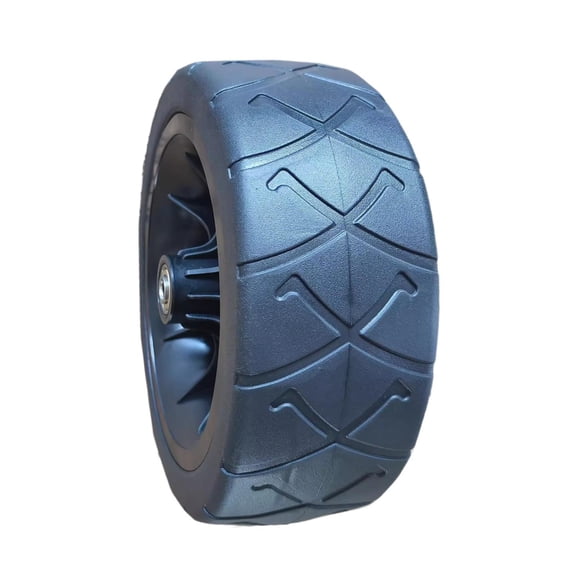 Miulika Replacement Wheel for Folding Wagon Carts Universal Fit Smooth Movement Repair Parts Sturdy Accessories Versatile 360 degree Swivel Black 19x7cm