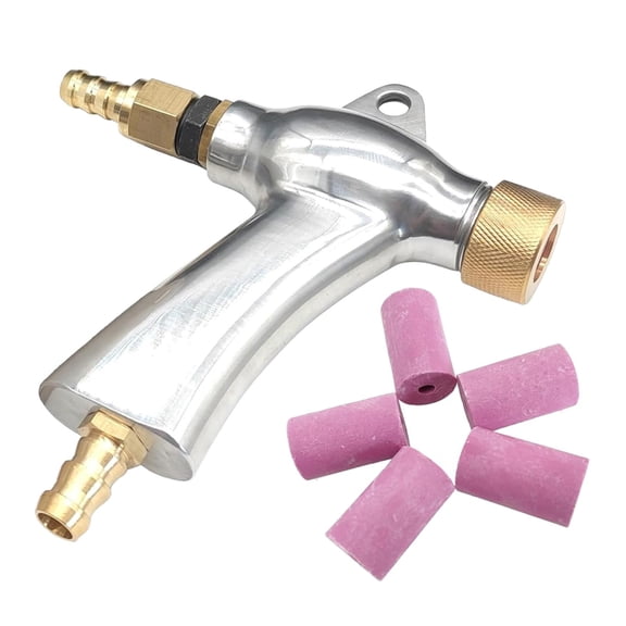 Miulika Sandblasting Set for Rust Removal, Ergonomic, Versatile, with Ceramic Nozzle for Sandblasting Cabinets, Suitable for Car Rims And Flaking Paint