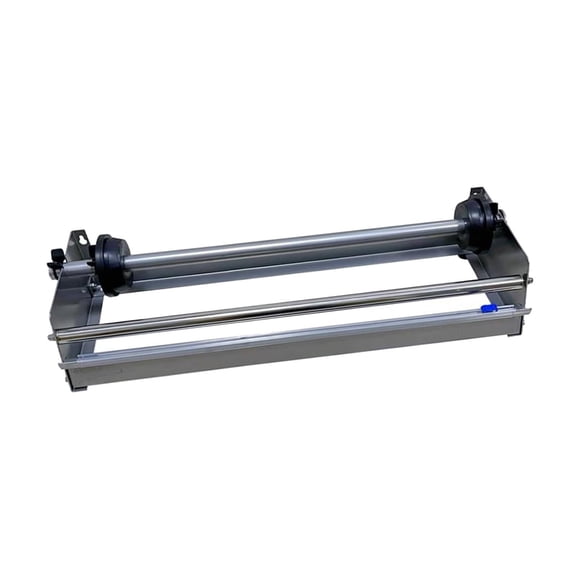 Miulika Stretch Film Dispenser Cling Wrap Roll Dispenser Metal Manual Professional Wrapping Machine for Industrial Commercial Factory Silver