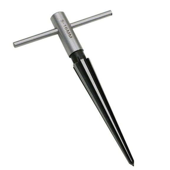Miulika T Handle Taper Reamer Hand Held Tapered Hole Reaming Tool The Reamer Creates Precisely Sized Holes Up To 16mm In Diameter In Metal