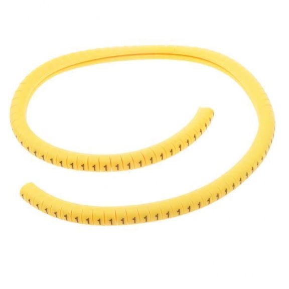 Miulika Wire Markers Labels for Efficient Cable Management - Pack of 100 6 Pcs