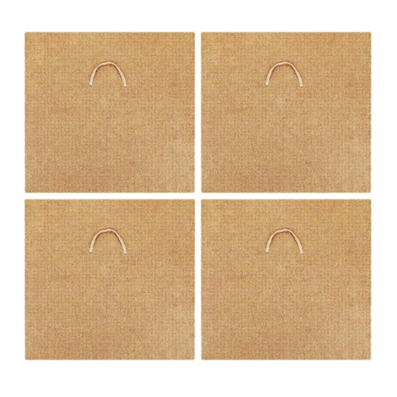 Miulika s Blanket Jute Fiber Mat Compost Fits Any s Bin Bag Flower Basket Outdoor Planter Window Box 2ft x 2ft s Bin Blanket 4pcs