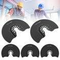 thumbnail image 1 of Miuline 5Pcs Oscillating Multi Tool Saw Blade Kit Accessories For FEIN BOSCH Makita for Cutting Wood Plastic Metal, 1 of 6