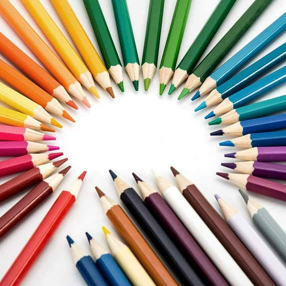 Miuline 72 Colors Colouring Pencils set Colored Best Oil Based Pencils For Adult Coloring Books Kids Artist Art Drawing Sketching Painting Non-toxic