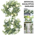 thumbnail image 1 of Miuline Artificial Eucalyptus Garland 2 Colors Hanging Rattan Wedding Greenery Home Decor Table Centerpieces Party Decorations Hotel Or Cafe DéCor, 1 of 8