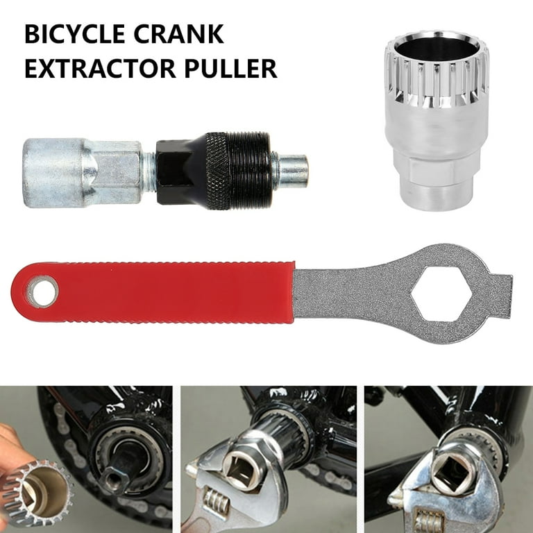 Bicycle clearance crank extractor