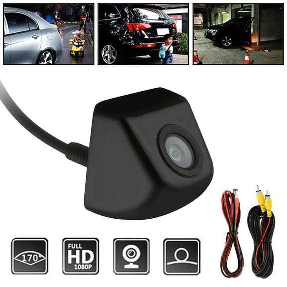 Miuline Car Reversing Parking Rear 180° View Camera Kit Reverse Sensor Backup Visions
