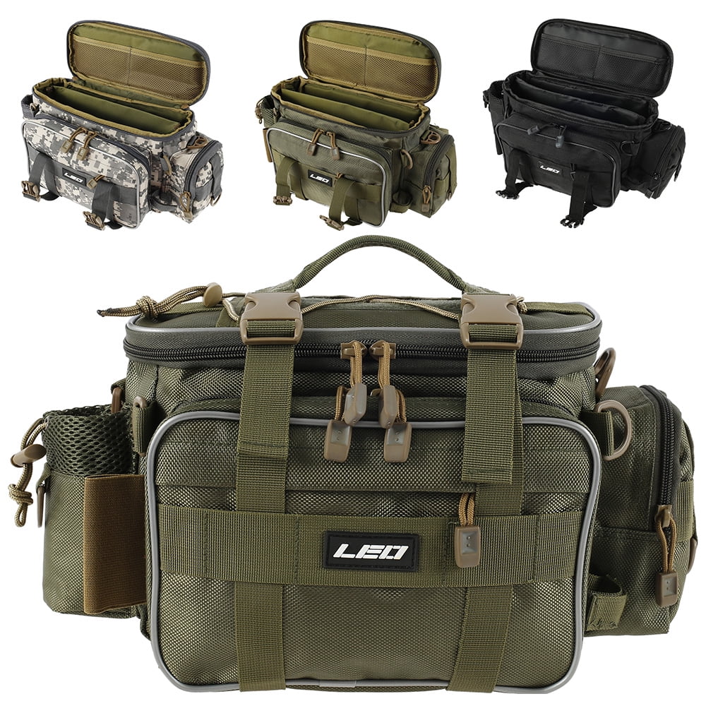 Miuline Fishing Tackle Bag Fishing Backpack Fishing Lures Bait Box Storage Bag Ship