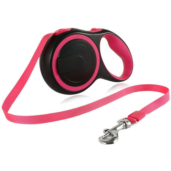 Miuline Retractable Dog Lead， Flexible Extended Retractable Lead Heavy Duty Leash Up to 50 KG with Easy One Button Brake & Lock Safety System for pets Training， Walking， Jogging