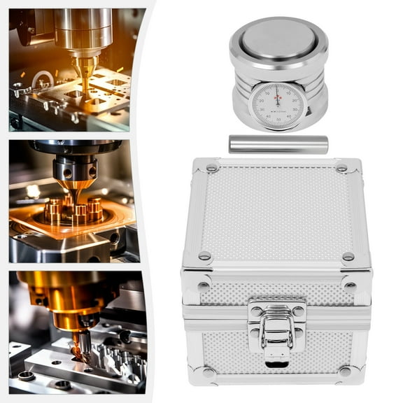 Miumaeov 0.01mm Z Axis Zero Pre-Setter Tool Setter Magnetic Z Axis Dial Setter Silver