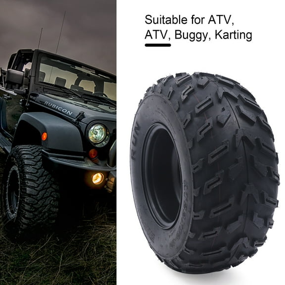 Miumaeov 10 Inch ATV Wheels 22x10-10 Front/Rear Tire Rim for 200cc 250cc Quad UTV Off Road Go Karts 55x55x23cm