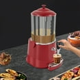 thumbnail image 1 of Miumaeov 10 L Commercial Hot Chocolate Dispenser Hot Beverage Warmer Hot Chocolate Maker Machine Hot Drinks Pot 110V 400W Electric Chocolate Heater with Adjustable Temperature 86-194 °F Red, 1 of 15
