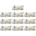 thumbnail image 1 of Miumaeov 10 PCS Wedding Table Runner Silk Rose Flower Arrangement White, Artificial Floral Centerpiece for Sweetheart Dining Reception, for Kitchen Living Room Party, 1 of 13