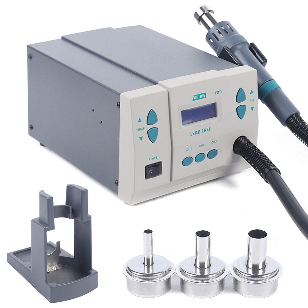 Miumaeov 1000W 110V Hot Air Soldering Rework Station Digital Heat Gun