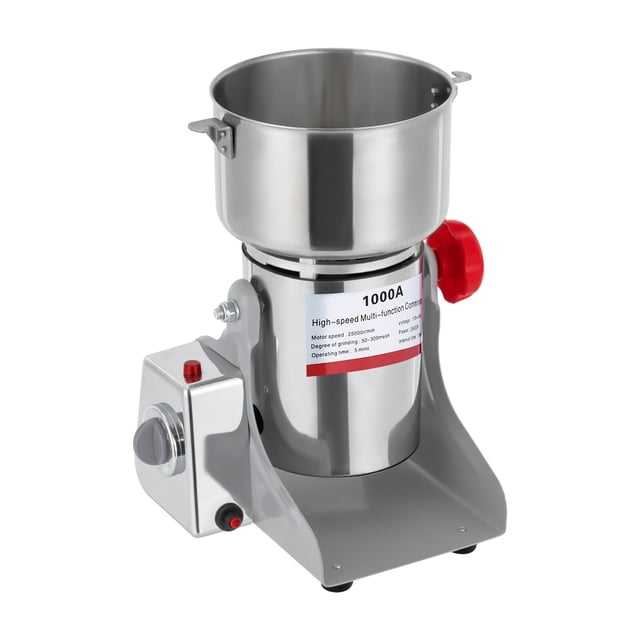 Miumaeov 1000g Electric Grain Mill Countertop Grain Wheat Corn Grinder ...