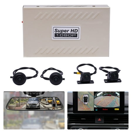Miumaeov 1080P 4-camera Car DVR Recording 360° Seamless Bird View Panoramic System Kits