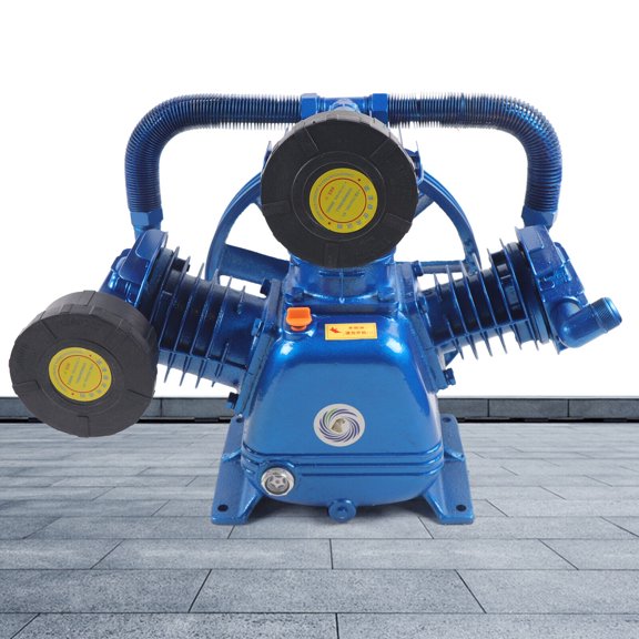 Miumaeov 10HP Replacement Air Compressor Pump 175PSI 7.5KW W Style 3 Cylinder Cast Iron Air Compressor Pump Head Low Energy Consumption Air Compressor Pump Motor Air Tool