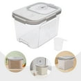 thumbnail image 1 of Miumaeov 10kg Large Rice Dispenser Food Storage Container Airtight Box with Measuring Cup & Timer, 1 of 22
