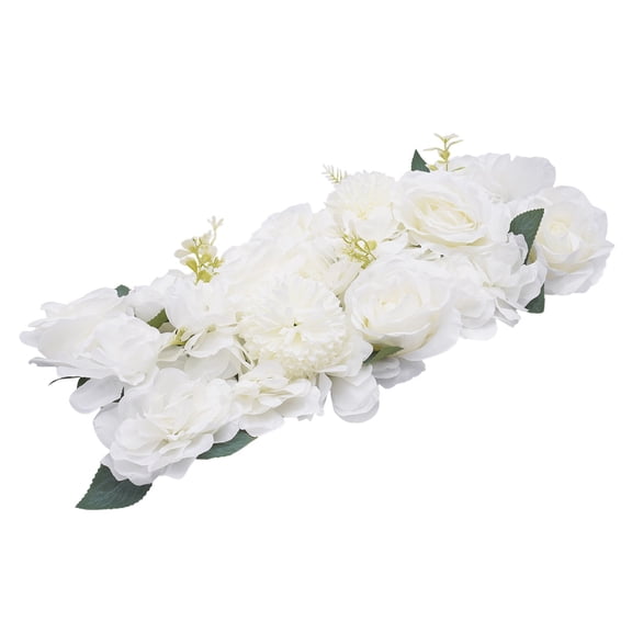 Miumaeov 10pcs Wedding Dining Table Centerpiece Silk Rose Flower Arrangement Decoration White