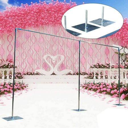 Miumaeov 10x20ft Wedding Party Arch Backdrop Stand Pipe Kit Curtain Frame Telescopic Base